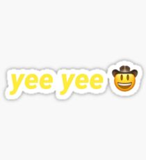 Pegatina yee yee
