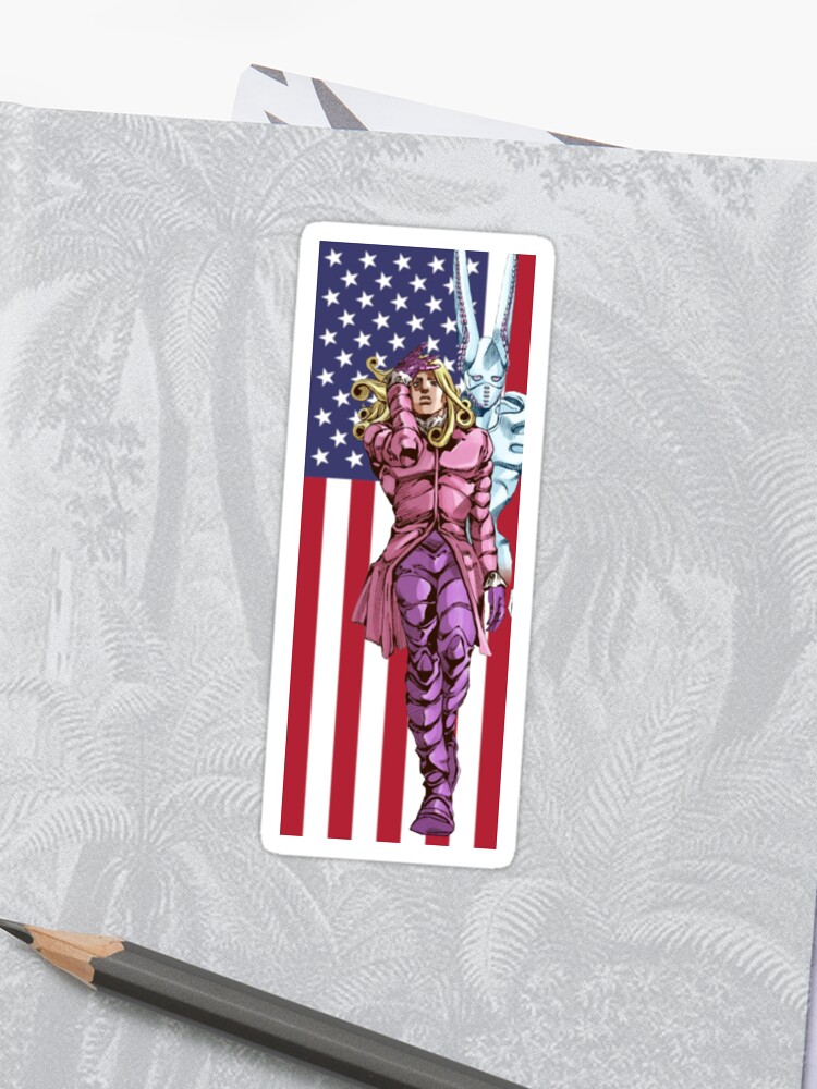 Funny Valentine D4c Jojo S Bizarre Adventure Steel Ball Run Sticker By Tanklink