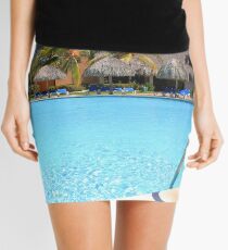 Postcard from Aruba, Caribbean Mini Skirt