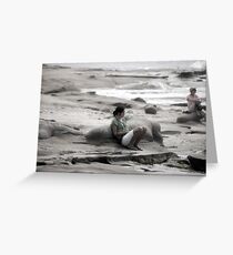 thinkin. Greeting Card