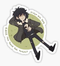 Den ganzen Tag schlafen Sticker