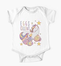 Easter Unicorn Eggs Cellent Design Mädchen Frauen Baby Body Kurzarm