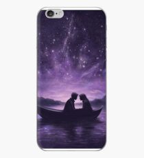Lovers under a starlit sky iPhone Case