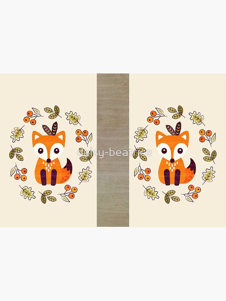 Little Fox with Autumn Berries by daisy-beatrice