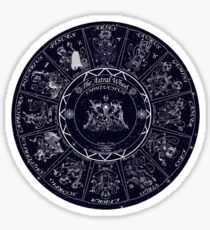 Zodiac Chart Sticker