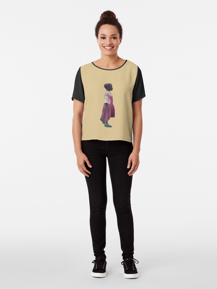 Alternate view of African Girl Chiffon Top