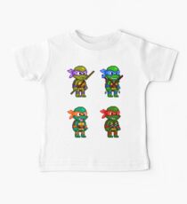 Teenage Mutant Ninja Turtles Pixels Baby Tee