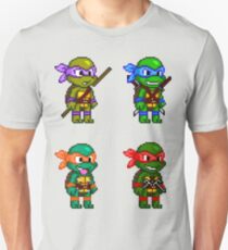 Teenage Mutant Ninja Turtles Pixels Unisex T-Shirt