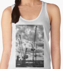 Tower Cranes on City of London Skyline Women's Tank Top