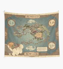 Avatar the Last Airbender Map Wall Tapestry