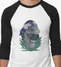 Clever Girl - Blue Men's Baseball ¾ T-Shirt