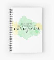 evergreen Spiral Notebook