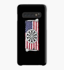Darts Dart Player Gift Dartboard USA Flag Case/Skin for Samsung Galaxy