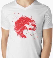 Rising San Men's V-Neck T-Shirt