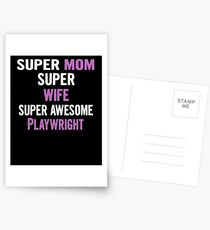 Super Mom, Wife, Playwright Postkarten