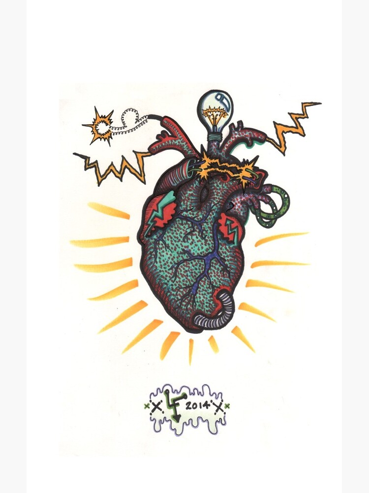 SHOCKING! The Electric Heart - COLOR VERSION by LeftHandedLenya
