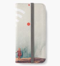 Drahtlos mit der Ewigkeit verbunden iPhone Flip-Case/Hülle/Klebefolie