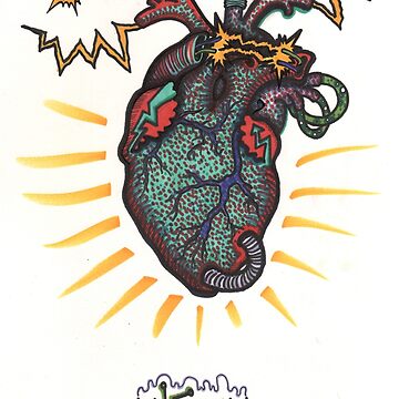 Artwork thumbnail, SHOCKING! The Electric Heart - COLOR VERSION by LeftHandedLenya