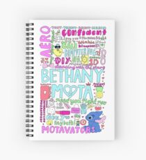 Bethany Mota Collage Spiralblock