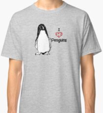 I Heart Penguins Classic T-Shirt