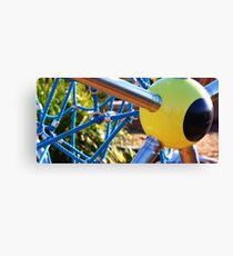 YELLOW EYEBALL Canvas Print