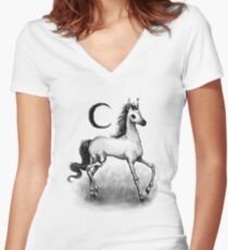 Pale Horse Women's Fitted V-Neck T-Shirt