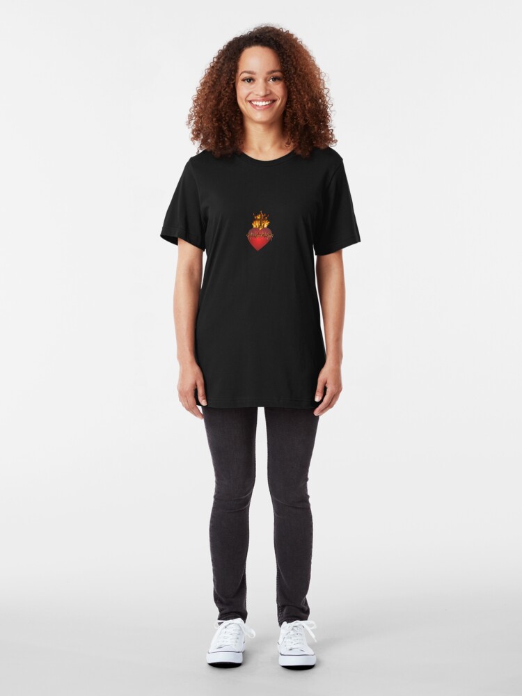 Alternate view of Sacred Heart Slim Fit T-Shirt
