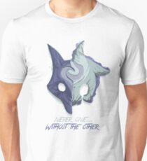 Niemals Einer ... Ohne den Anderen Slim Fit T-Shirt