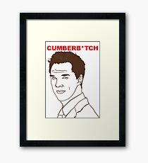 Cumberb*tch Framed Print