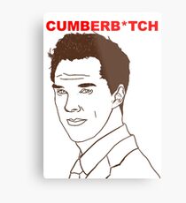 Cumberb*tch Metal Print