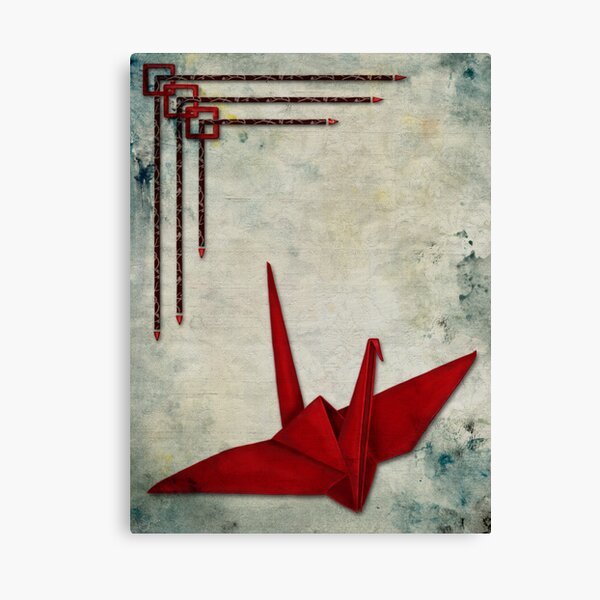 Paper Crane Canvas Print