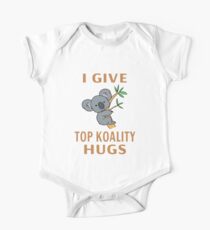 Ich gebe Top Koalitionsumarmungen Baby Body Kurzarm