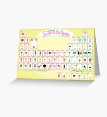 The Periodic Sweetshop Greeting Card