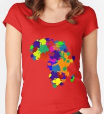 Africa Women's Fitted Scoop T-Shirt