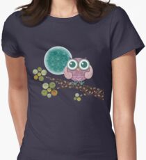 Midnight Owl Women's Fitted T-Shirt