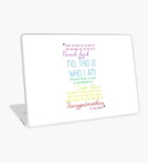 Once Upon a Time - Emma Swan Quote Rainbow Laptop Skin