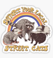 Straßenkatzen Sticker