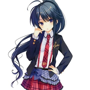 Retro anime girl with black hair in japanese school uniform. Stock Vector |  Adobe Stock