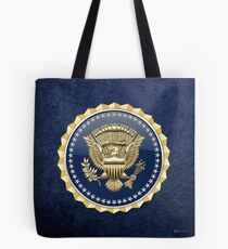 Presidential Service Badge - PSB 3D on Blue Velvet Tote Bag