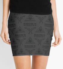Browncoats forever, Firefly Pattern in Charcoal Mini Skirt