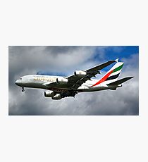 Emirates A380 Photographic Print