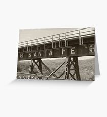 Santa Fe Railroad Greeting Card