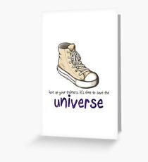 lace up your trainers Greeting Card