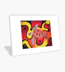 Red Turtle Teddie Laptop Skin