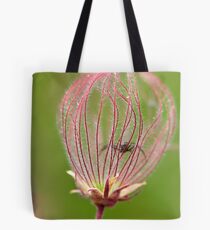 Prairie Smoke and Spider Tote Bag