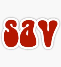 sav! (rot) Sticker