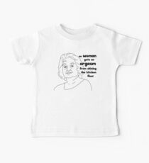 Betty Friedan Feministisches Zitat, Orgasmus Baby T-Shirt