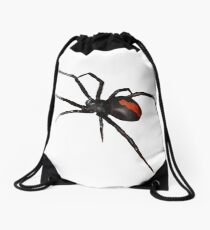 Redback Spider Digital Painting Drawstring Bag