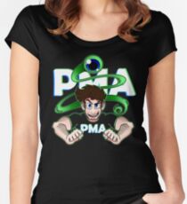 JackSepticEye PMA (Positive Geisteshaltung) Tailliertes Rundhals-Shirt