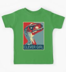 Raptor Propaganda - Clever Girl Kids Tee